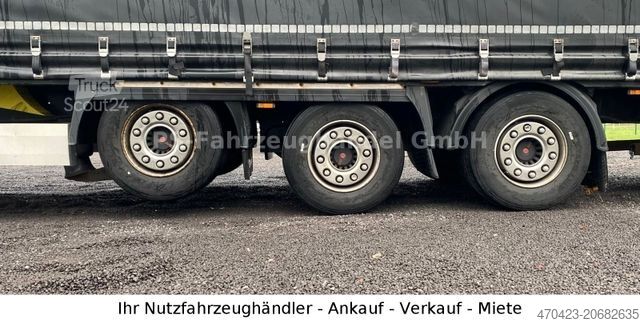 Auflieger mit Pritsche & Plane KRONE SDP 27*Mega*LiftA*SAF*HydrHubda*StaplerHalterun