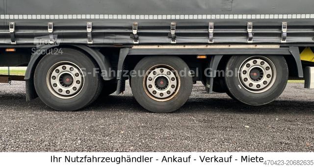 Auflieger mit Pritsche & Plane KRONE SDP 27*Mega*LiftA*SAF*HydrHubda*StaplerHalterun