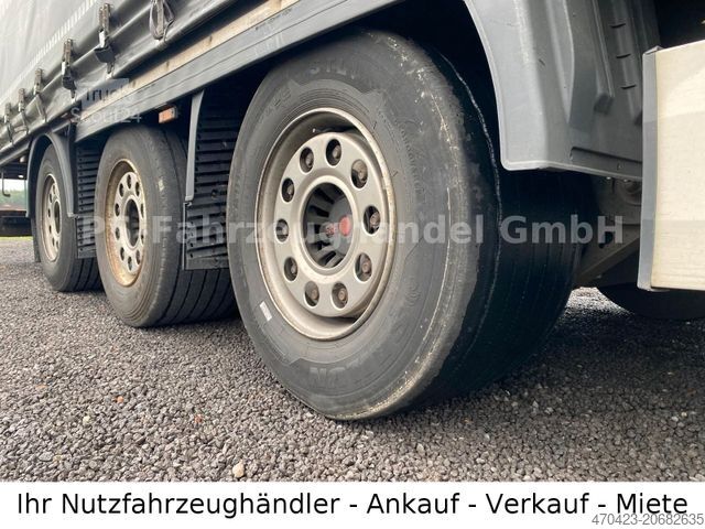 Auflieger mit Pritsche & Plane KRONE SDP 27*Mega*LiftA*SAF*HydrHubda*StaplerHalterun