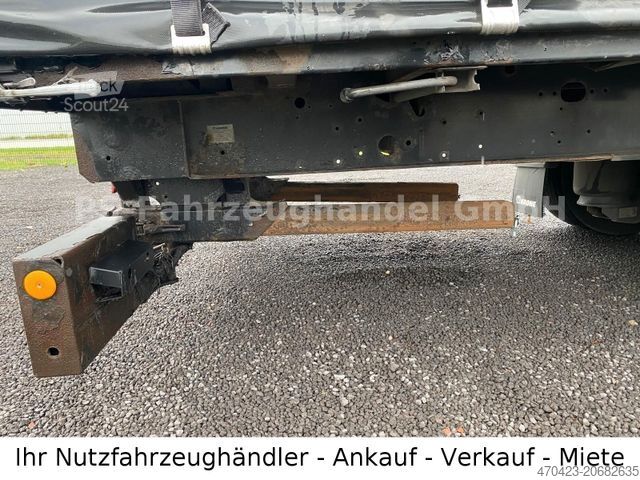 Auflieger mit Pritsche & Plane KRONE SDP 27*Mega*LiftA*SAF*HydrHubda*StaplerHalterun