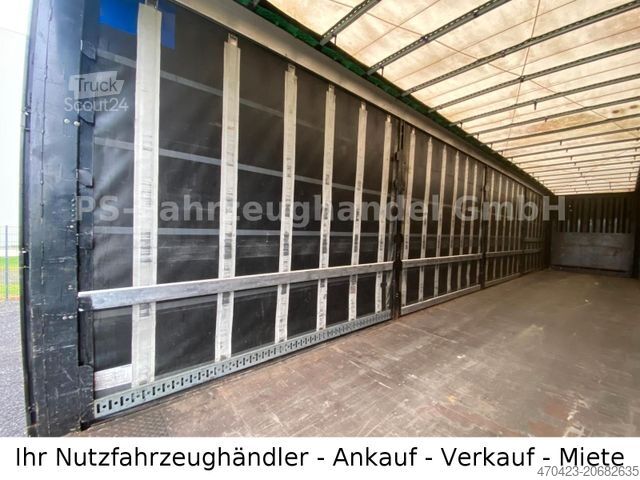 Auflieger mit Pritsche & Plane KRONE SDP 27*Mega*LiftA*SAF*HydrHubda*StaplerHalterun