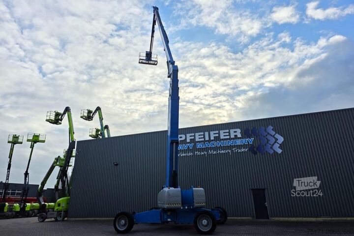 Leddelt teleskopisk arbejdsplatform Genie ZX135/70 Diesel, 4x4x4 Drive, 43m Lifting Height,