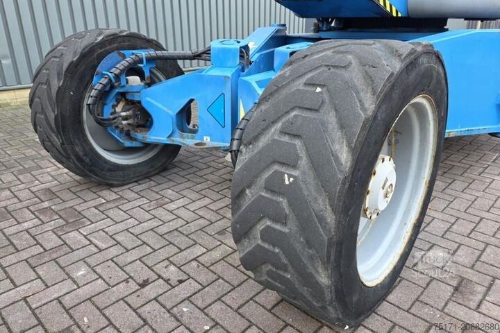 Leddelt teleskopisk arbejdsplatform Genie ZX135/70 Diesel, 4x4x4 Drive, 43m Lifting Height,
