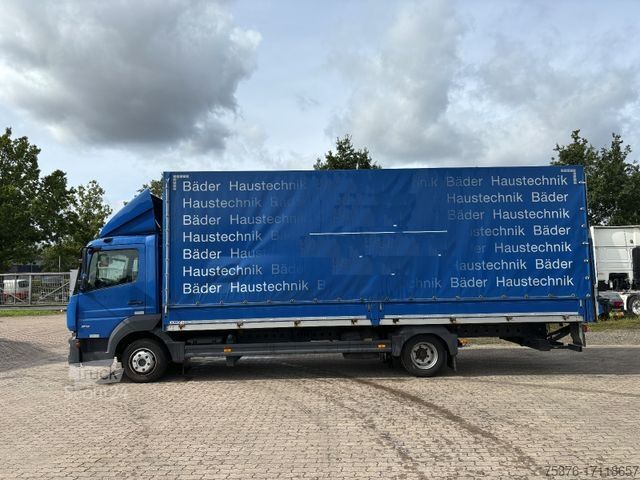 Transportador con plataforma y toldo MERCEDES-BENZ Atego 818 2-Sitz Plane