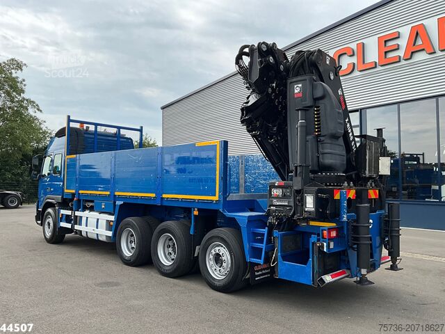 Vrachtwagen met kraan Volvo FMX 450 8x4 Hiab 63 Tonmeter laadkraan + Fly-Jib