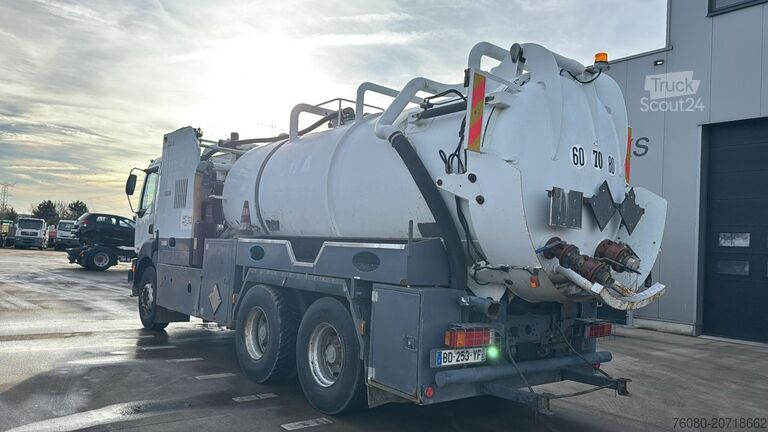 Vehículo de succión Renault Kerax 370 (10970L / CAMION FRANCAIS / VIDANGEUR...