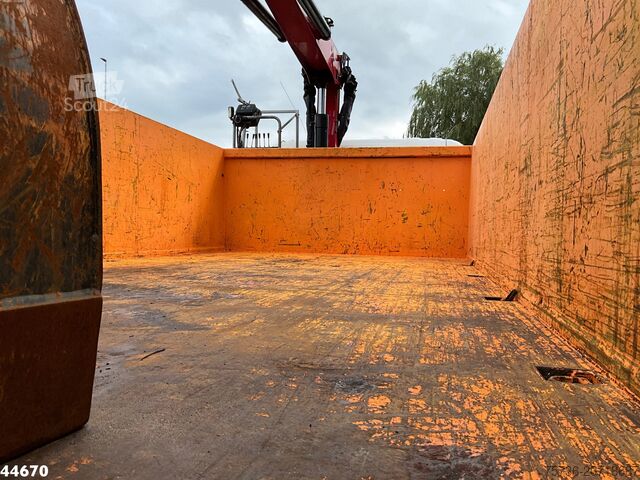 Kipper mit Kran Scania P 320 HMF 12 Tonmeter Z-kraan + Kipper 11m³