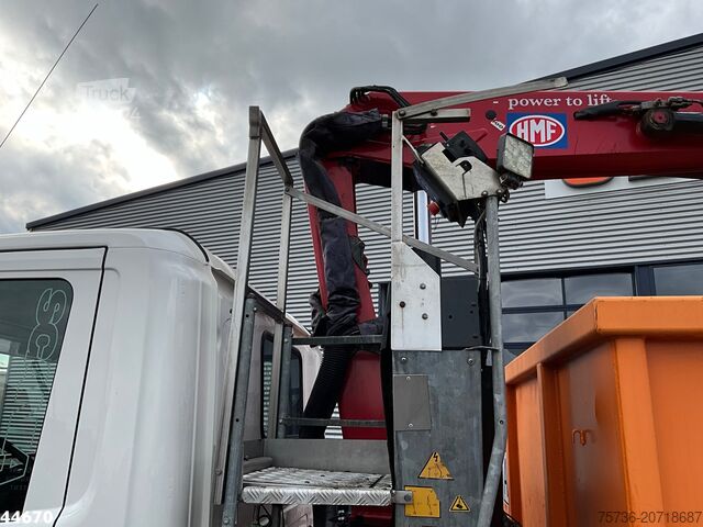 Kipper mit Kran Scania P 320 HMF 12 Tonmeter Z-kraan + Kipper 11m³