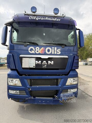 Truck with tank body MAN TGX 18.480 Tankwagen Oben/Unten 2x Schla