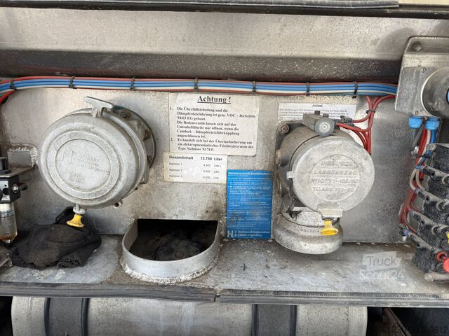 Truck with tank body MAN TGX 18.480 Tankwagen Oben/Unten 2x Schla