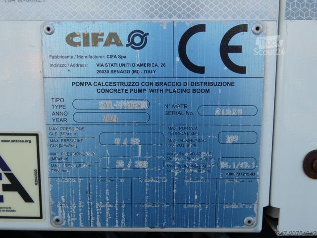 Automaattinen betonipumppu Volvo FMX 500