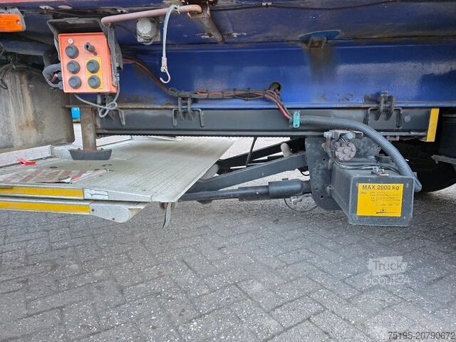 Lagaminas Floor FLZO 12 27 - BPW - DRUM - 2000KG Tail lift
