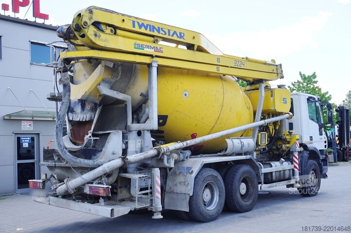 Mešalec za beton s črpalko Iveco Trakker 450 6x4 / Sermac Twinstar 3Z24