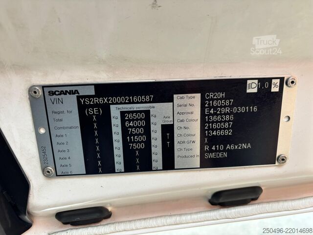 Стандартний трактор Scania R410 6x2