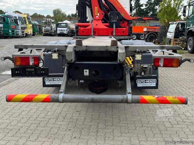 Φορτηγό με επίπεδη καρότσα MAN TG-X 26.460 6x2-2 BL Pritsche Kran PK 24.001/Fun