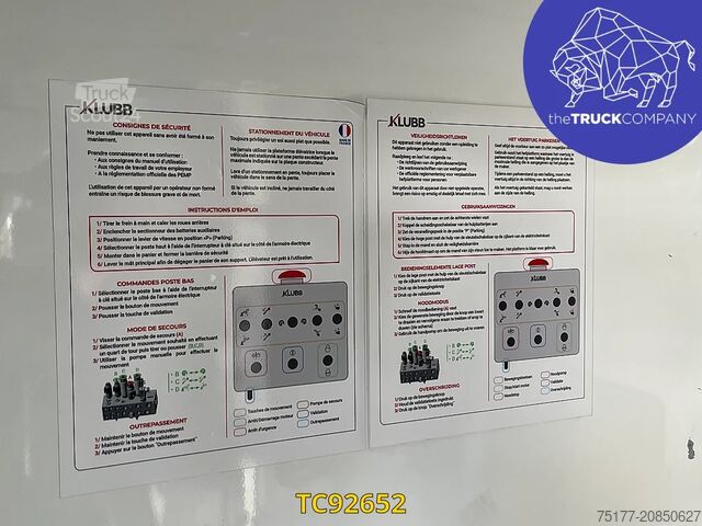 Lifting platform Nissan E-NV200 hoogtewerker nacelle