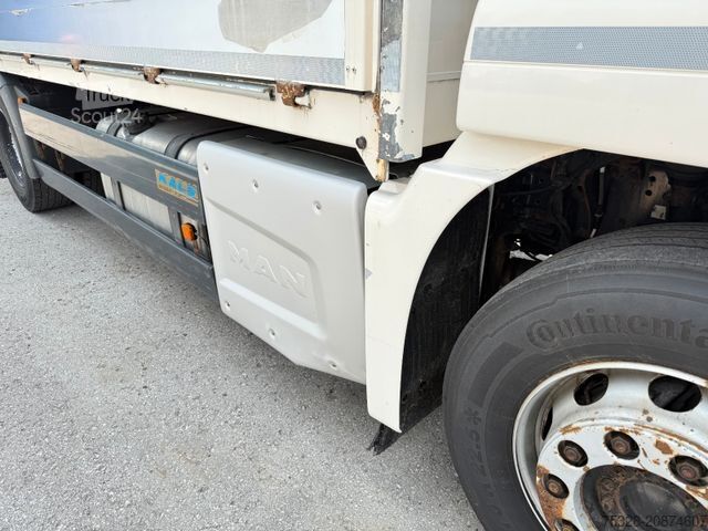 Platós teherautó MAN TGS 18.360 LL ADR Pritsche 1500Kg Ladebordwand