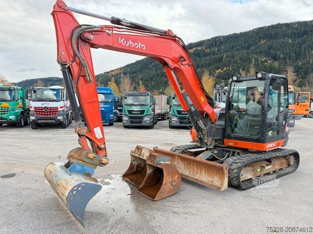 Excavator pe şenile KUBOTA KX 080-4 Schnellwechsler 3xLöffel