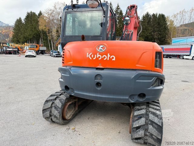 Excavator pe şenile KUBOTA KX 080-4 Schnellwechsler 3xLöffel