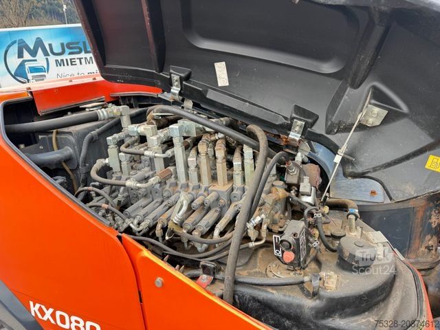 Excavator pe şenile KUBOTA KX 080-4 Schnellwechsler 3xLöffel