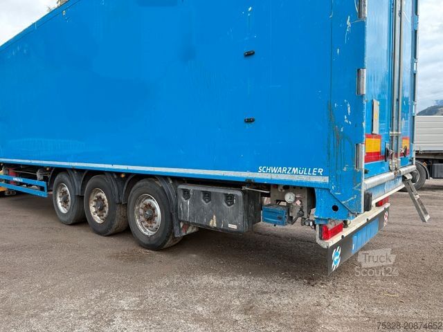 Walking floor semitrailer SCHWARZMÜLLER 3 Achs Schubboden Liftachse