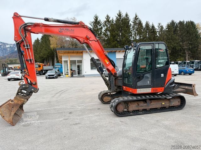 Excavator pe şenile KUBOTA KXO80-4 Powertilt 3x Löffel