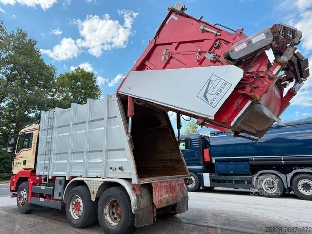 Camión de la basura MAN TGS 26.440 6X2 EEV  Vorlaufachse Müllpresse Top