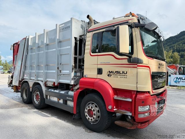 Camión de la basura MAN TGS 26.440 6X2 EEV  Vorlaufachse Müllpresse Top