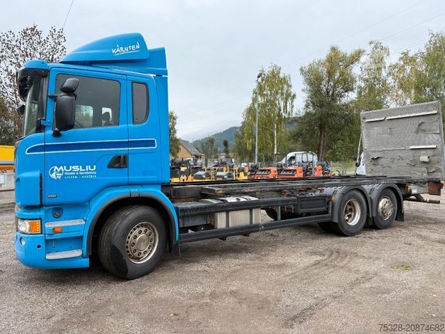 Șasiu de camion SCANIA G400 6X2 EEV Opticruise mit Kupplung Retarder