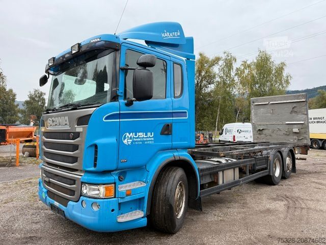 Șasiu de camion SCANIA G400 6X2 EEV Opticruise mit Kupplung Retarder