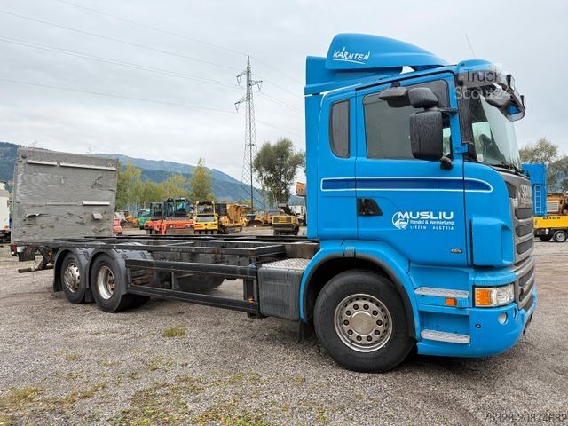 Șasiu de camion SCANIA G400 6X2 EEV Opticruise mit Kupplung Retarder