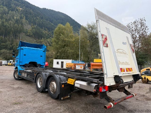 Șasiu de camion SCANIA G400 6X2 EEV Opticruise mit Kupplung Retarder