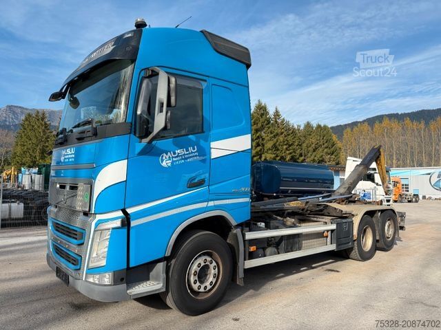 Roll-off tipper truck VOLVO FH 460 6X2 Lift/gelenkt Palfinger T20
