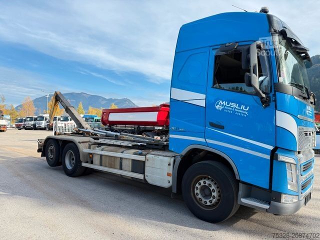 Roll-off tipper truck VOLVO FH 460 6X2 Lift/gelenkt Palfinger T20