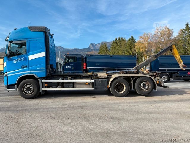 Camião porta-contentores de gancho VOLVO FH 460 6X2 Lift/gelenkt Palfinger T20