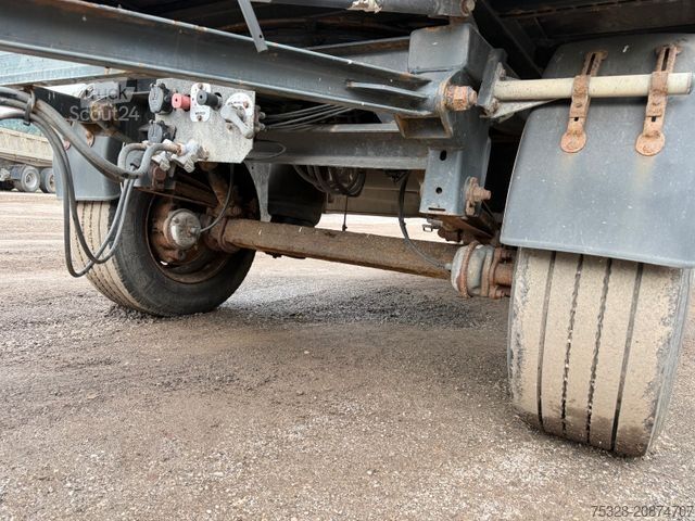 Otwarta przyczepa z plandeką Hangler 2 PEL 18 Pritsche Plane Bordwand Rungen