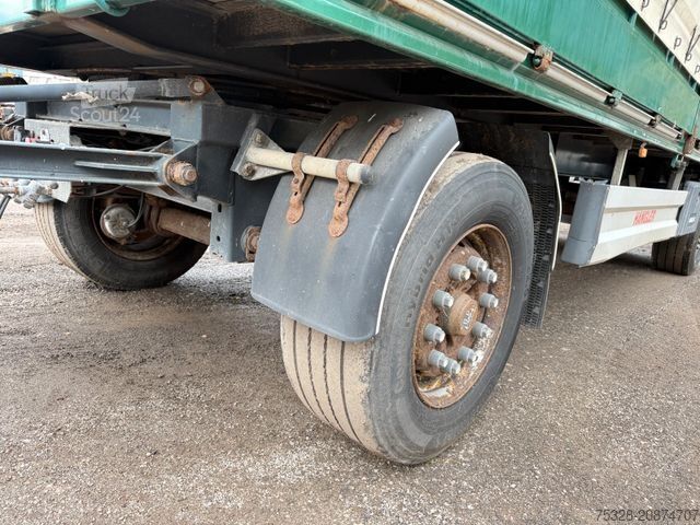 Otwarta przyczepa z plandeką Hangler 2 PEL 18 Pritsche Plane Bordwand Rungen