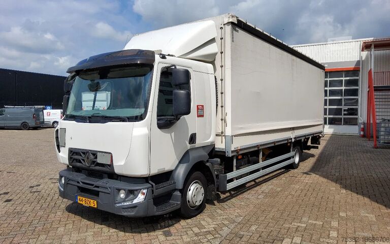 Posuvná plachta Renault D 240.12 - D SERIE EURO 6 SCHUIFZEIL + VANGMUIL...