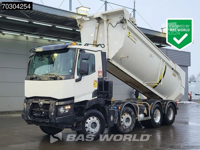Volquete Renault C 430 8X4 19m3 tipper Steel suspension Automati...