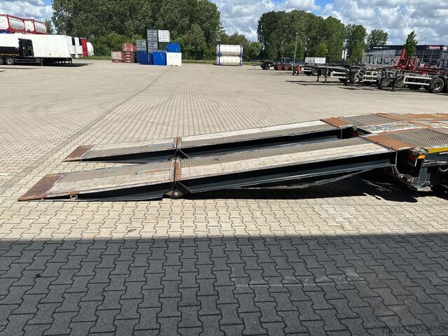 Nízký nakladač Broshuis 3ABSD Lowloader 3-axle / GVW: 53.000kg / Neck: ...