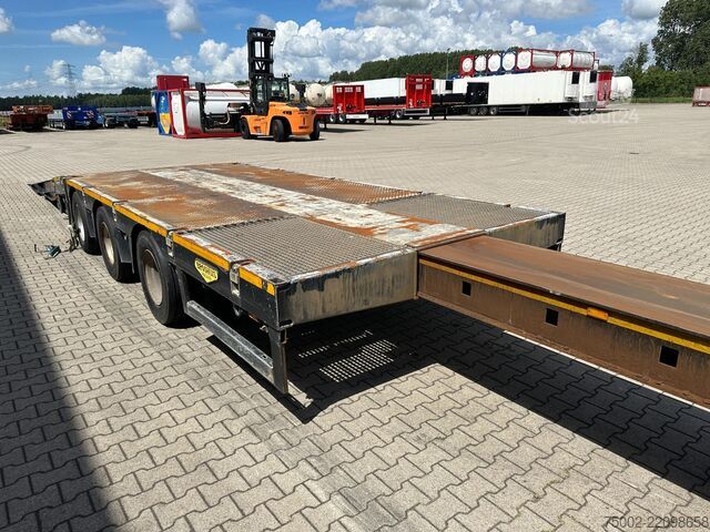 Nízký nakladač Broshuis 3ABSD Lowloader 3-axle / GVW: 53.000kg / Neck: ...