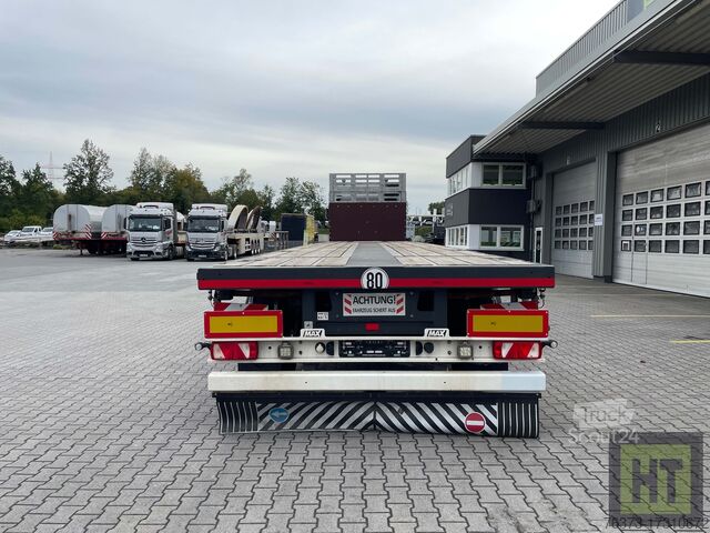 Plattform påhängsvagn Faymonville MAX Trailer 3-Achs-Doppeltele-Plateau zg