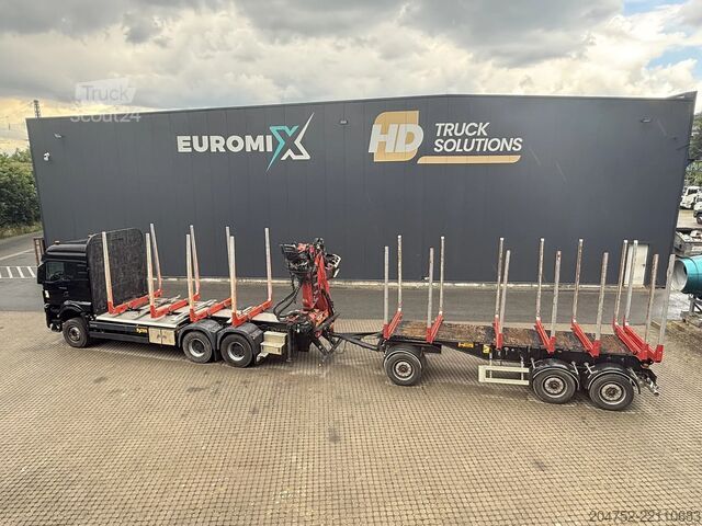 Trasportatore di legname MAN TGS 33.510 MAN TGS 33.510 6X4 BB E6 EPSILON 150...