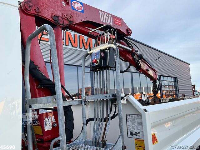 Vinçli damper DAF FA 55 LF 220 HMF 10 Tonmeter laadkraan Just 119...