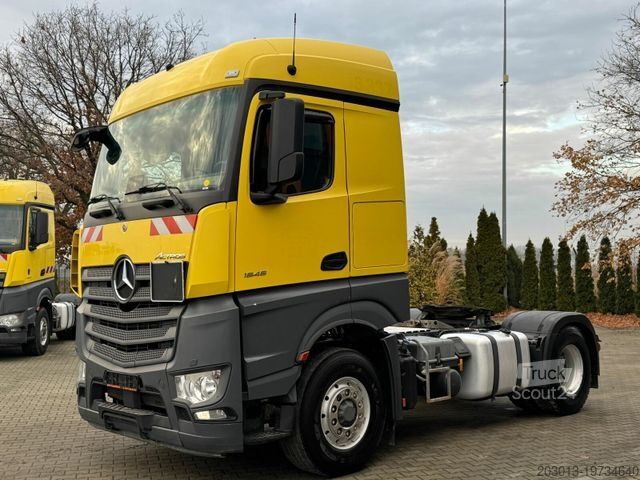 Standard dragbil MERCEDES-BENZ ACTROS 1846 4x4 HAD Eur 6 Kipphydraulik Retarder