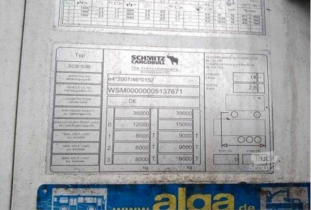 Frigorifik yarı römork SCHMITZ CARGOBULL Kühlkoffer SCB S3B
