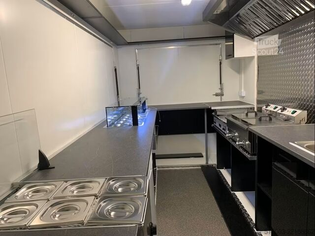 Prekybinė priekaba Imbissanhänger, Foodtruck, Grillwagen,kurze Lieferzeit