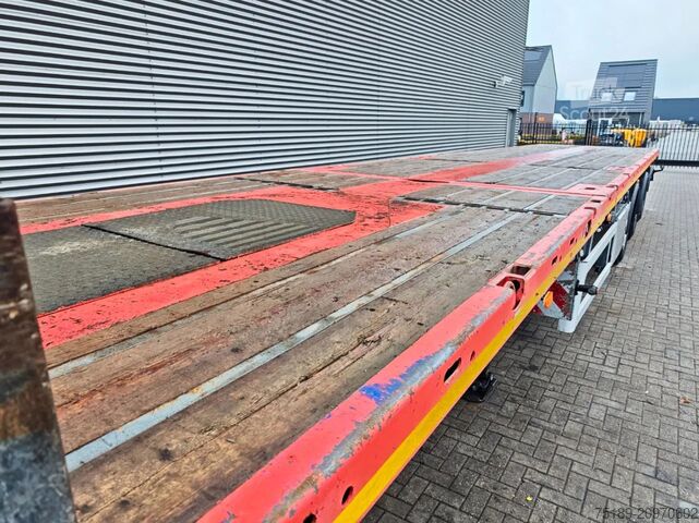 Plattformanhänger Faymonville F-S43-1BGS 7.5 Meter Extandable Powersteering!
