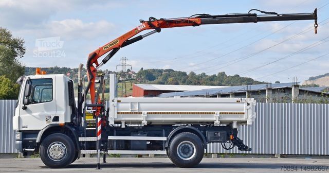 Саміоскид DAF CF 75.310 Kipper 4,30 m + KRAN * TOPZUSTAND