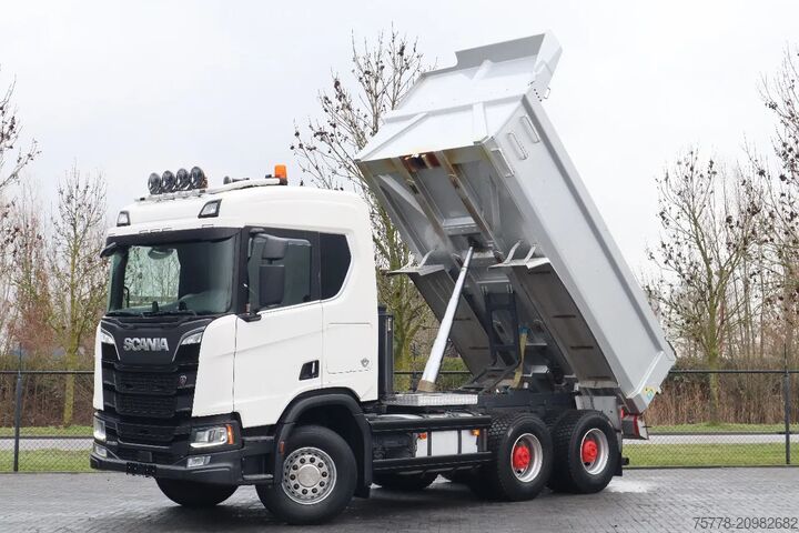 Benne Scania R580 V8 NGS | 6X4 | FULL STEEL | BIG AXLES | RE...